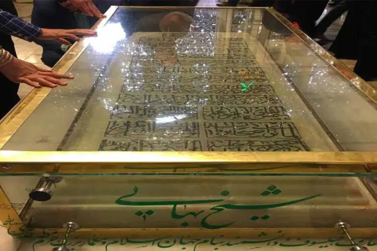 سنگ قبر لمینت سه‌بعدی نشکن