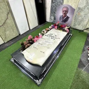 طرح تلفیقی مرمر نباتی و گرانیت مشکی