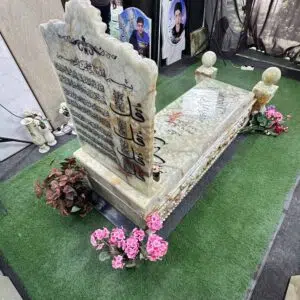 سنگ قبر مرمر سبز ممتاز